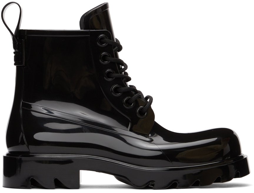 Bottega Veneta Black Stride Ankle Boots Bottega Veneta