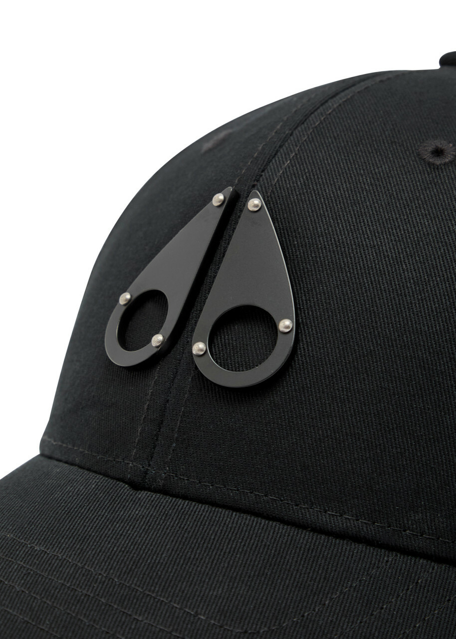 Moose Knuckles Logo Cotton cap - Black - One Size