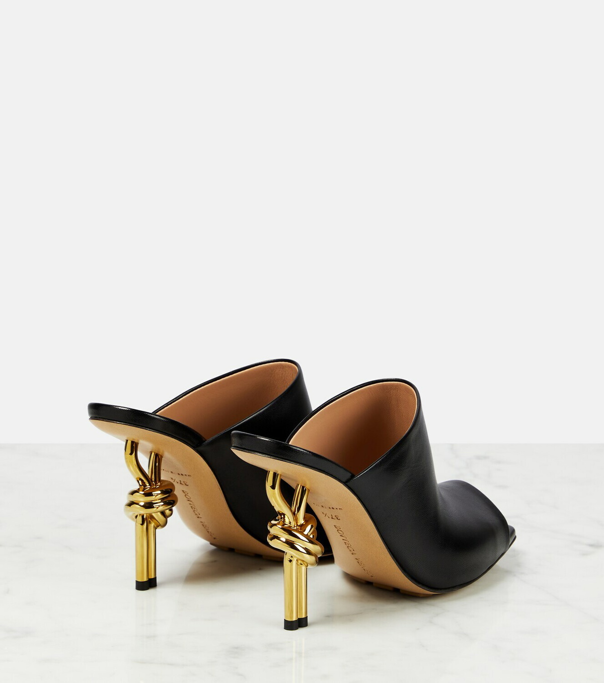 Bottega Veneta - Knot leather mules Bottega Veneta