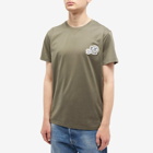 Moncler Men's Multi Logo T-Shirt in Khaki