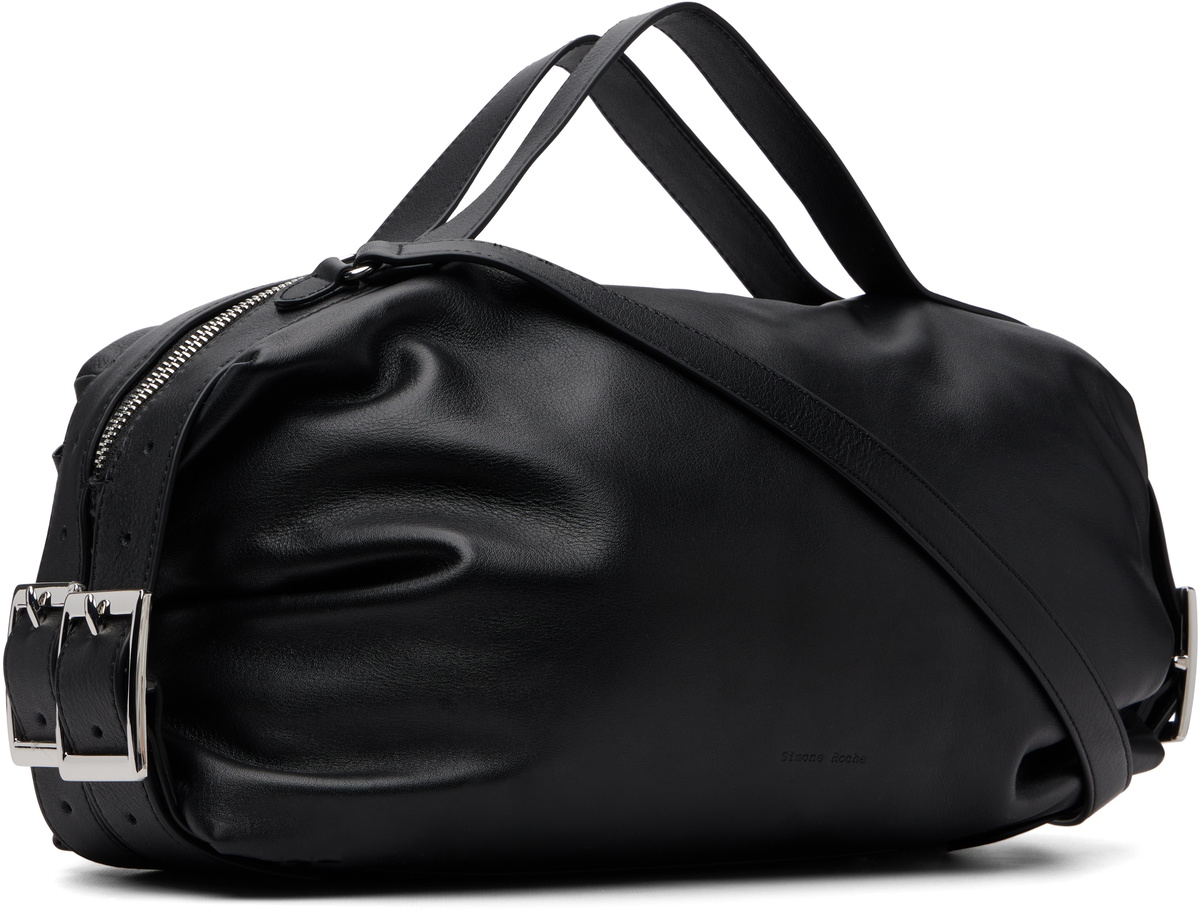 Simone Rocha Black Biker Frill Bag