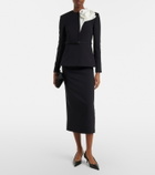Roland Mouret Crêpe pencil skirt