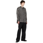 ssstein Black Cotton Oversized LS Shirt
