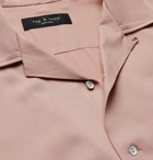 RAG & BONE - Avery Camp-Collar Voile Shirt - Pink