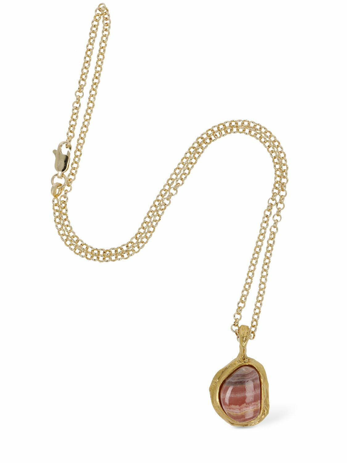 ALIGHIERI Droplet Of Skies Rhodochrosite Necklace Alighieri