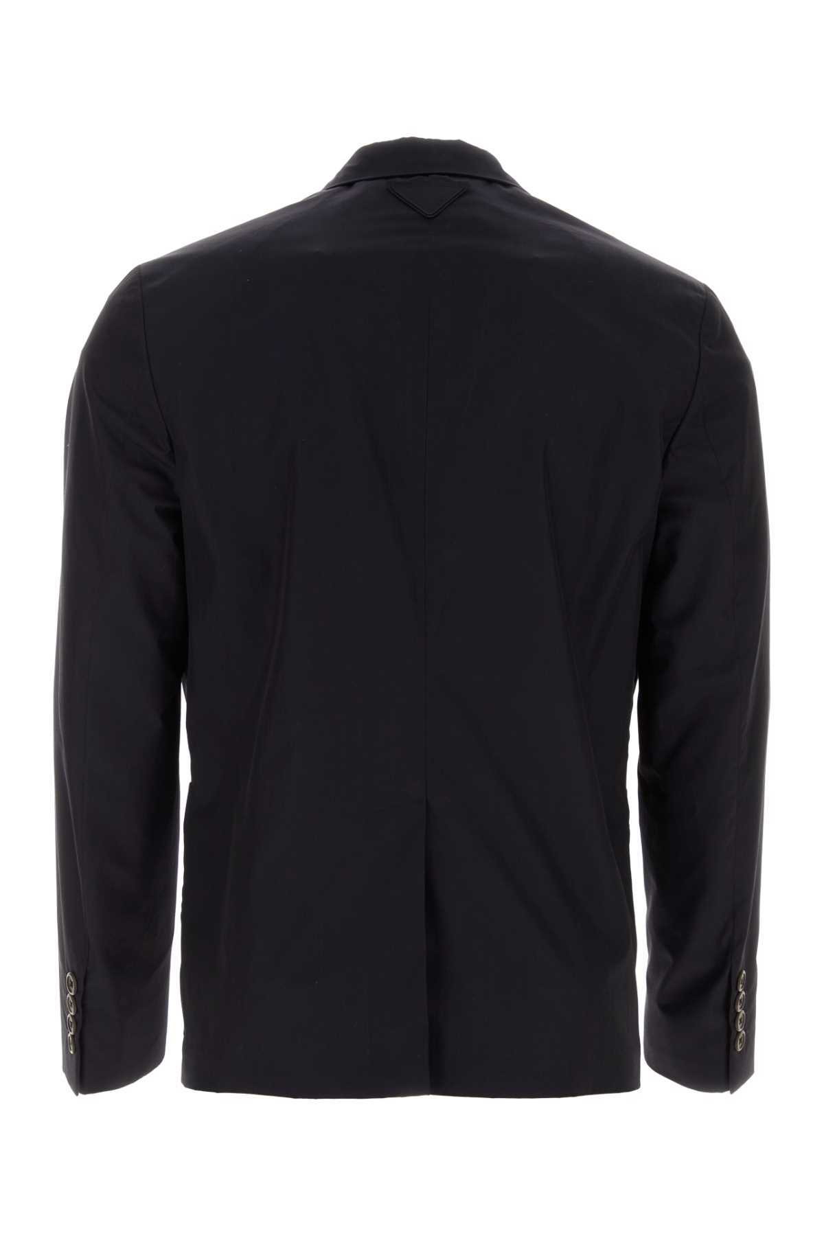 【送料&関税込】Prada Midnight Blue Cotton Blazer Prada Midnight Blue Cotton Blazer Prada
