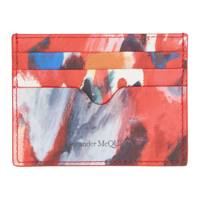 Photo: Alexander McQueen Multicolor Card Holder