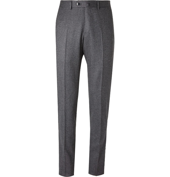 Photo: Caruso - Birdseye Wool Suit Trousers - Gray