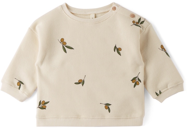 Photo: Organic Zoo Baby Off-White Olive Garden Sweatshirt