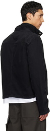 Courrèges Black City Shadow Denim Jacket