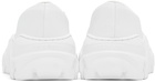 Rombaut White Apple Leather Boccaccio II Clog Loafers