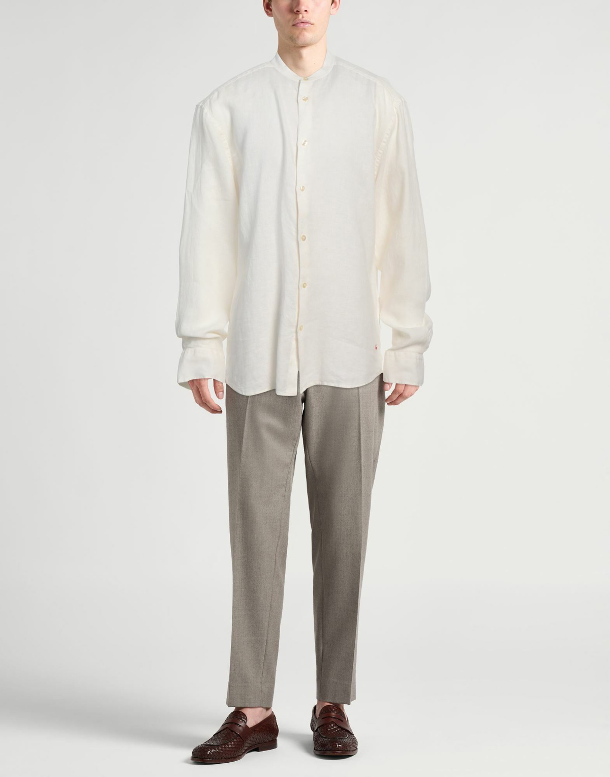 Peuterey Mens Shirt in Off white
