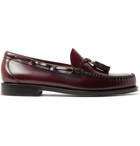 G.H. Bass & Co. - Weejuns Heritage Larkin Leather Tasselled Loafers - Burgundy