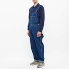 Stan Ray Men's Earls Bib Overall in Stonewashed Denim