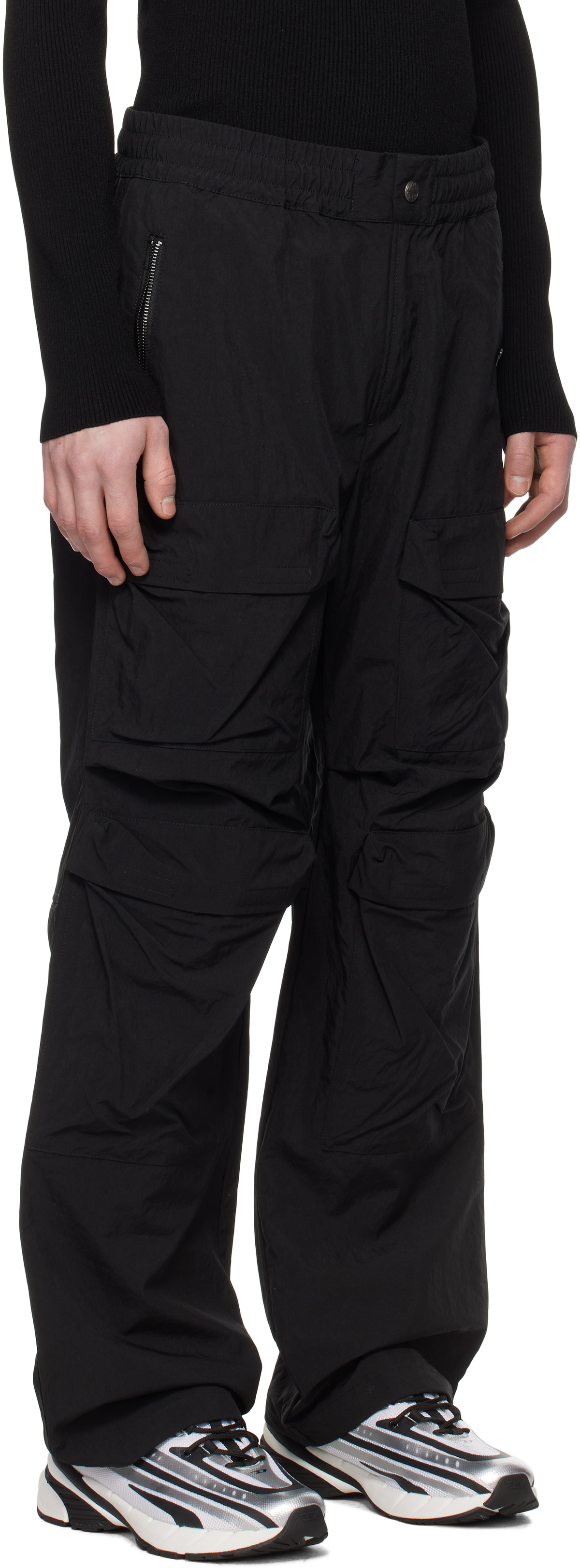 Diesel Black P-Danzel Cargo Pants Diesel