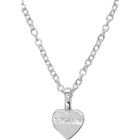 Stolen Girlfriends Club Silver Baby Stolen Heart Necklace