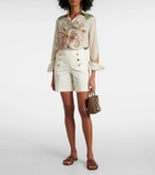 Etro Cotton-blend shorts