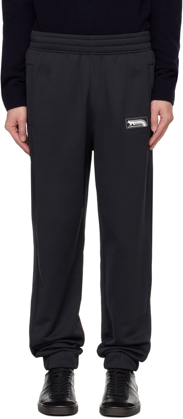 Photo: Maison Kitsuné Black Flash Fox Sweatpants