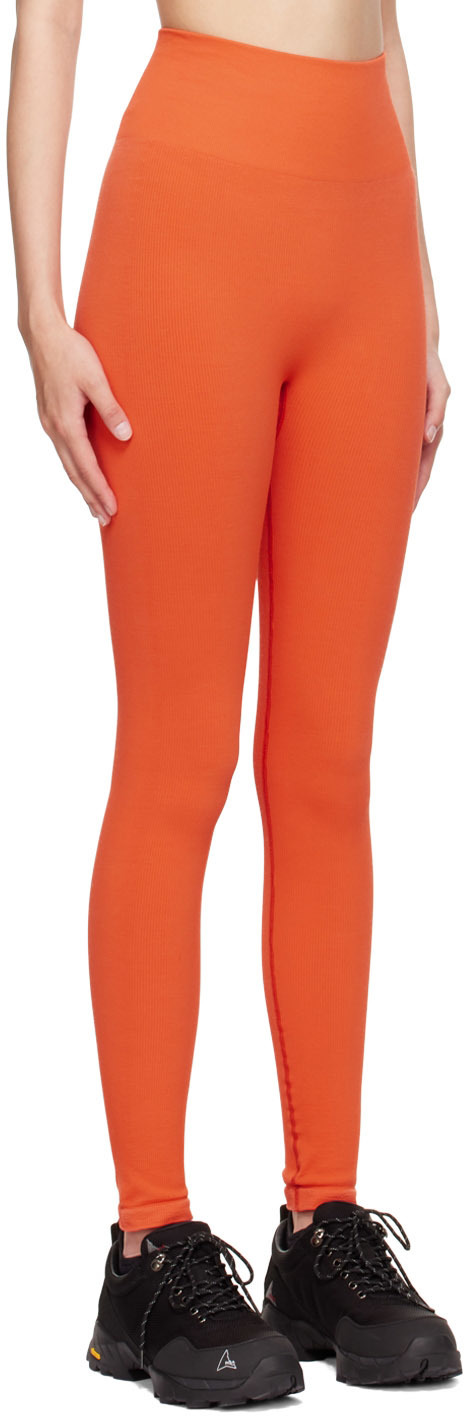 OTTI Orange Biodegradable Nylon Sport Leggings