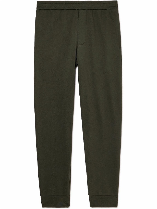 Photo: The Row - Edgar Tapered Cotton-Jersey Sweatpants - Gray