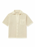 Piacenza Cashmere - Open-Knit Cotton Shirt - Neutrals