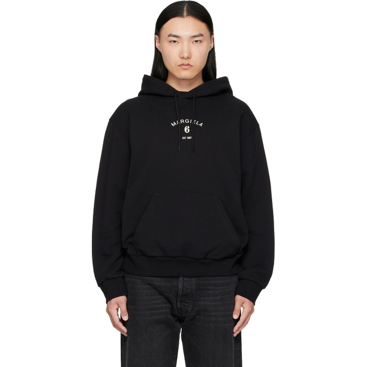Photo: MM6 Maison Margiela Black Logo Hoodie