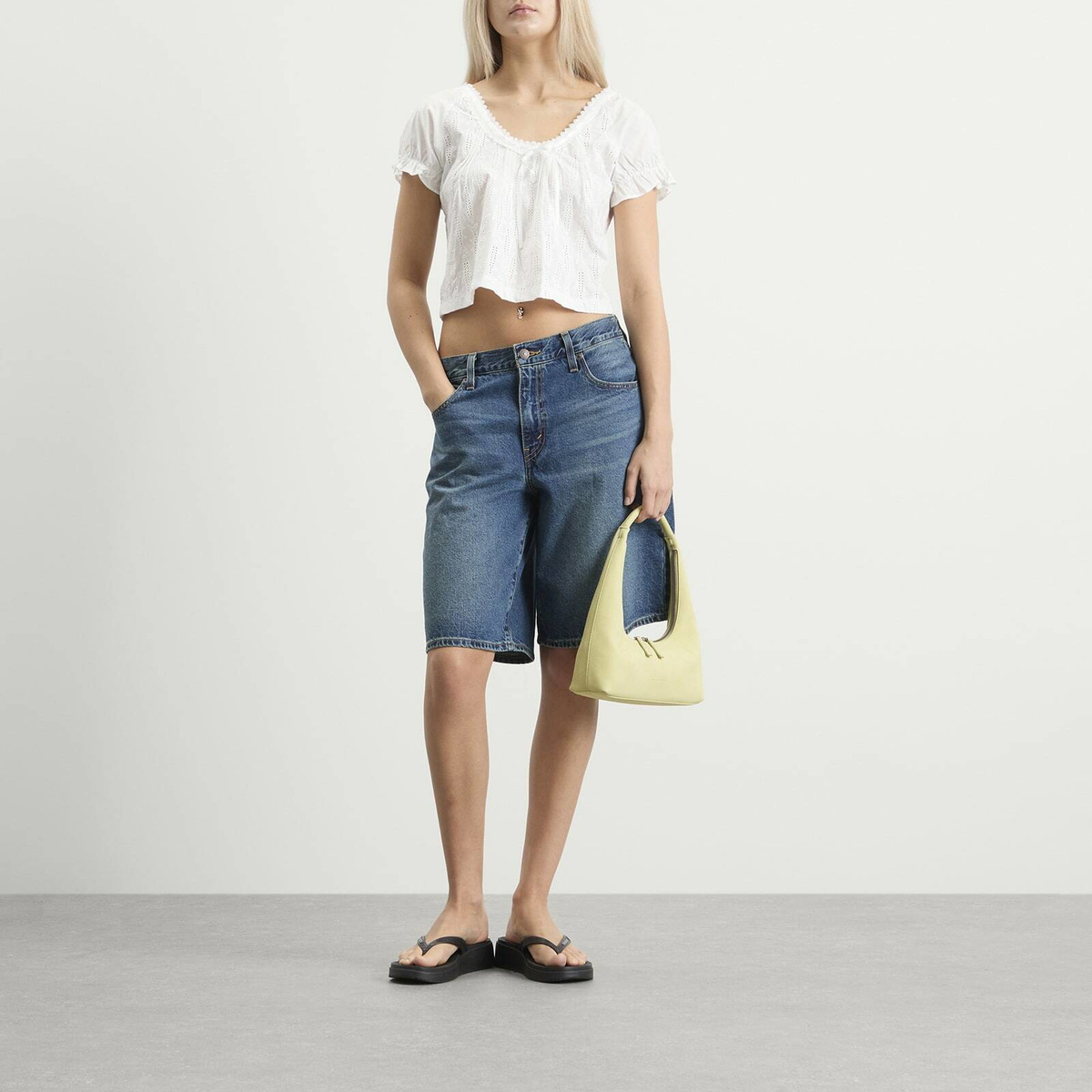 House Of Sunny Women's Sea Breeze Cotton Top in Ivory