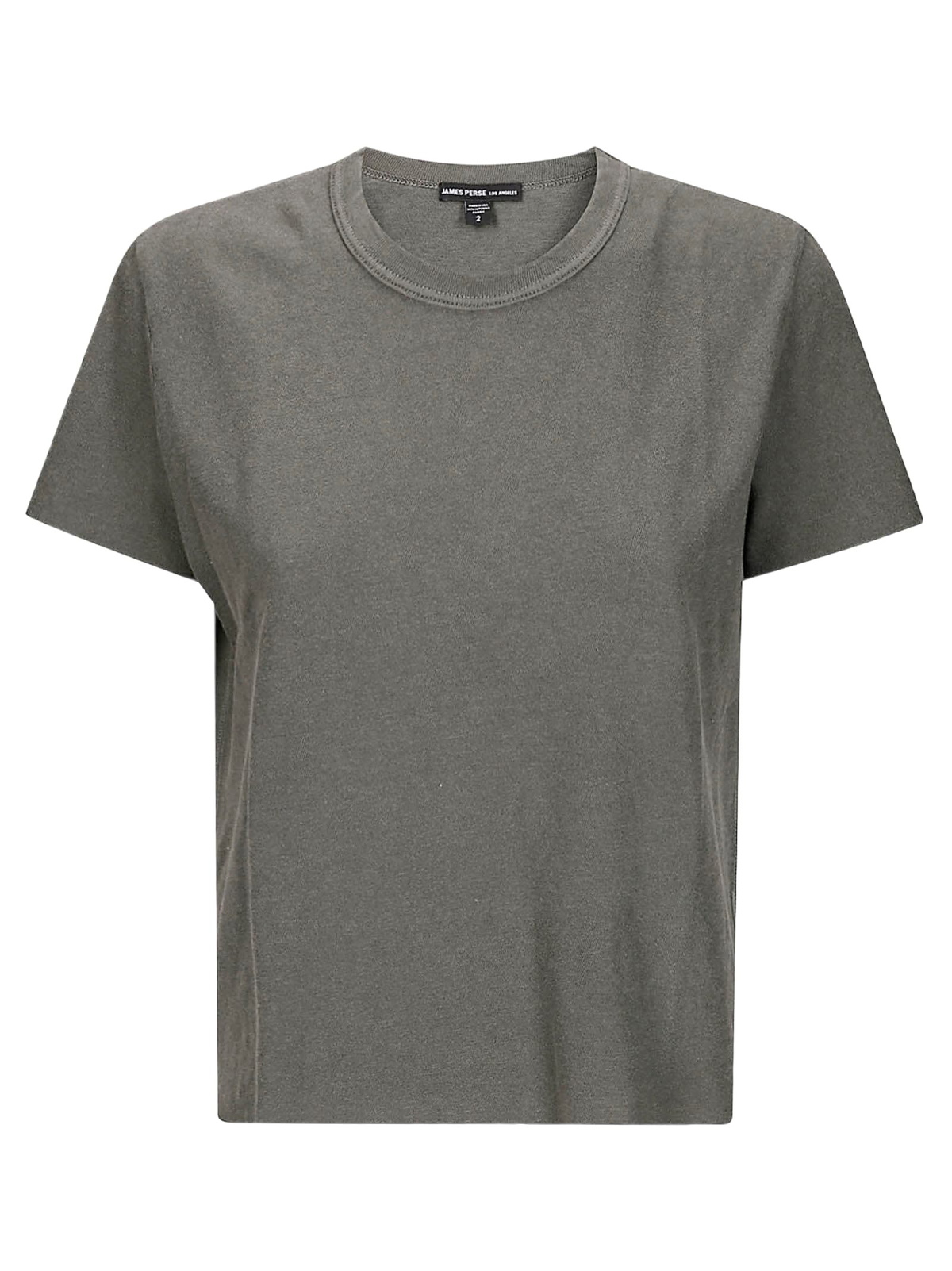 James Perse Slub Jersey Shrunken Tee