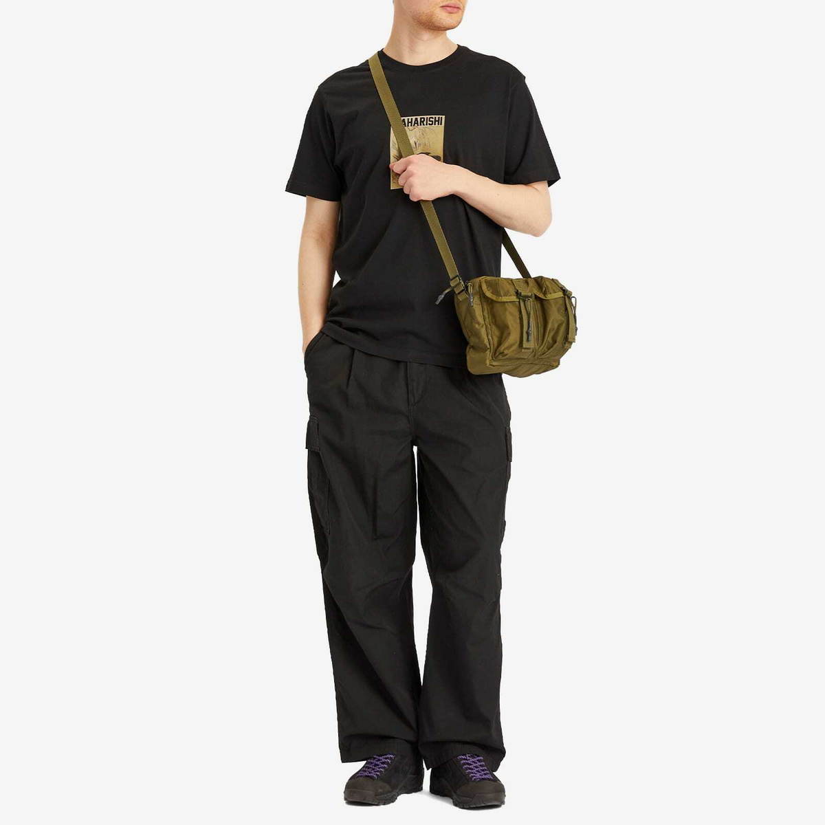 Maharishi Men's M.A.L.I.C.E Cross Body Bag in Olive 