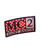 MC2 Saint Barth Colette Pink Cotton Canvas Handbag With Fiorucci Angels Print | Fiorucci Special Edition