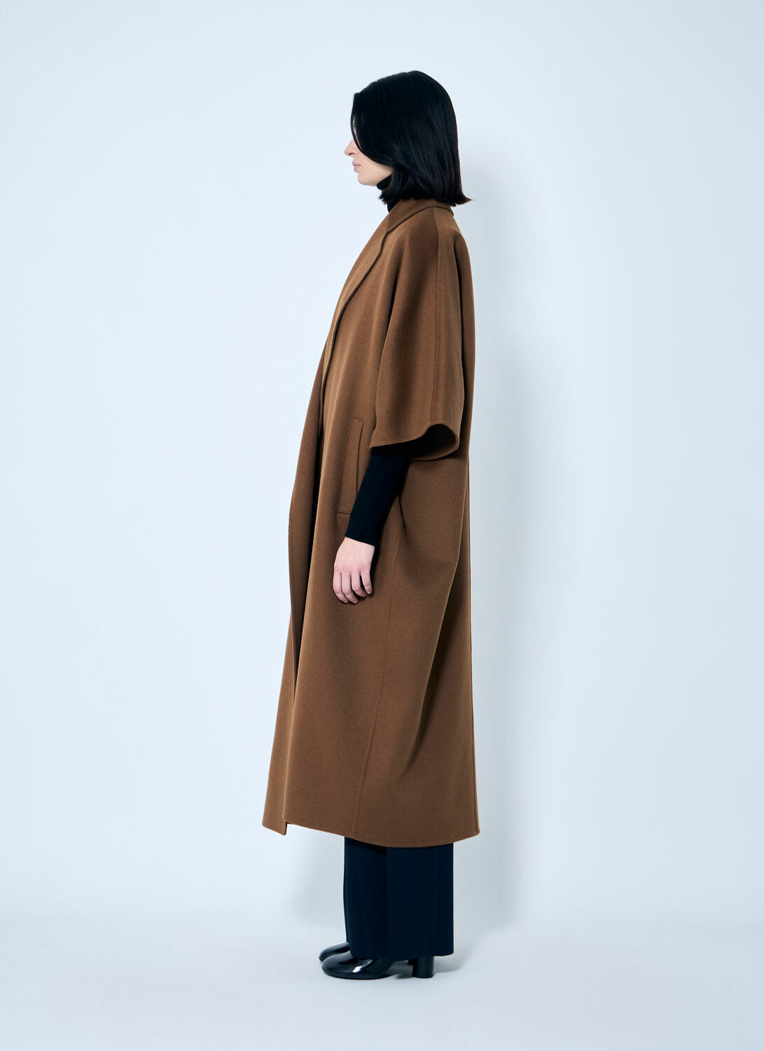Max Mara Draped Cape Coat