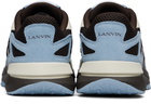 Lanvin Brown & Blue JLA Mesh Sneakers