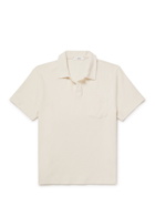 Mr P. - Organic Cotton-Terry Polo Shirt - Neutrals