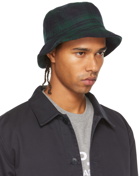 A.P.C. Green Check Alex Bucket Hat