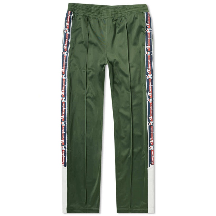 Photo: Champion Reverse Weave Popper Taped Track Pant