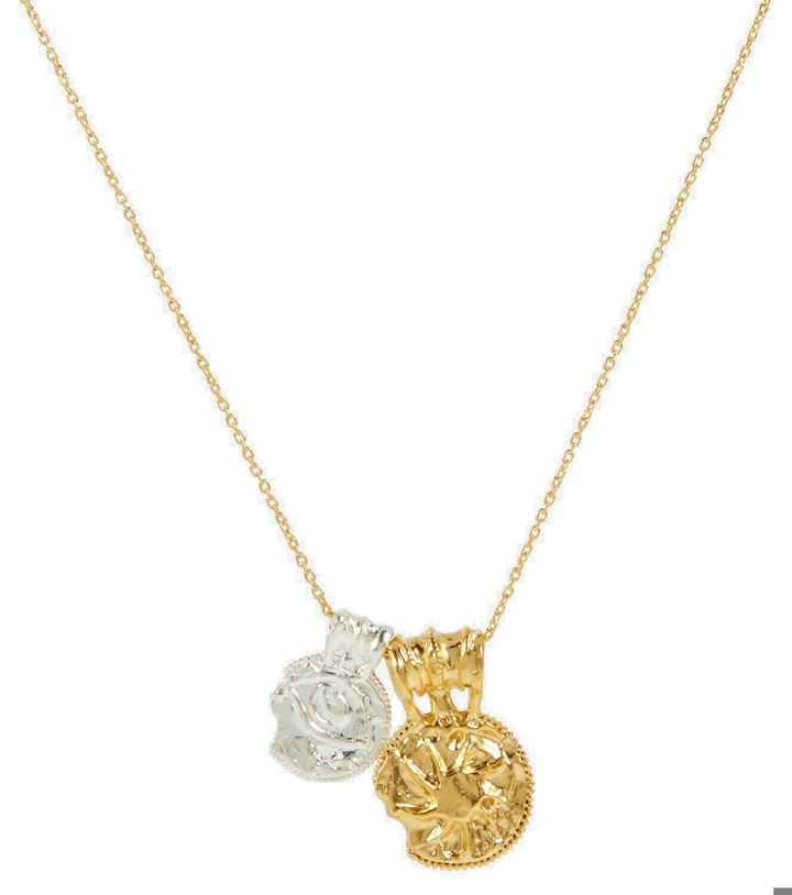 Photo: Alighieri The Illuminated Horizon 24kt gold-plated bronze and sterling silver necklace
