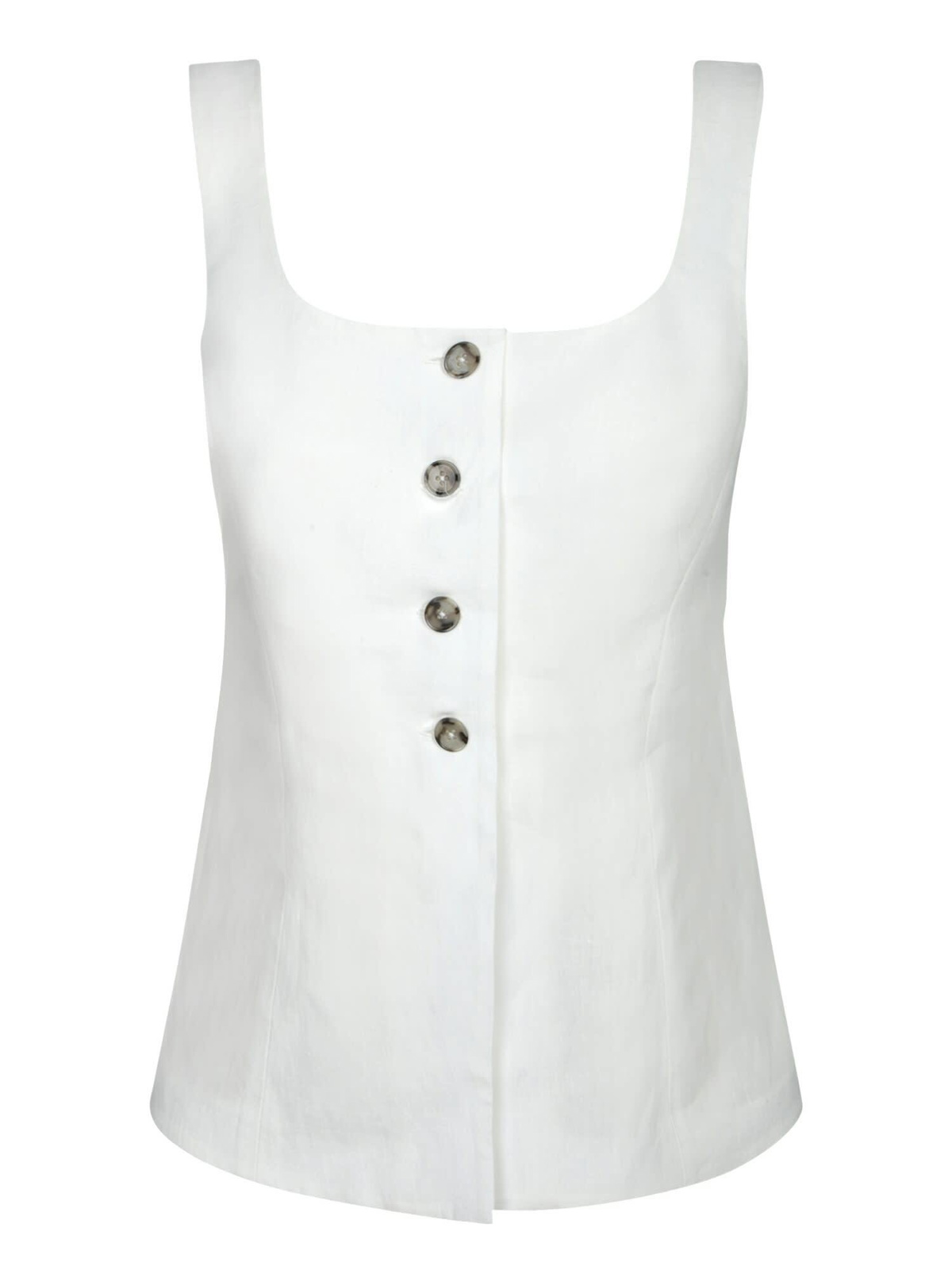Paul Smith White Buttoned Up Top
