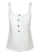 Paul Smith White Buttoned Up Top