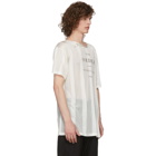 Raf Simons Beige New Order Substance Net T-Shirt