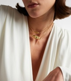 Marie Lichtenberg Coco Micro 18kt gold locket necklace with diamonds
