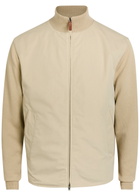 Tods Ribbed-knit and Cotton Jacket Off White