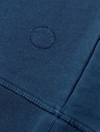 Folk - Prism Garment-Dyed Cotton-Jersey Sweatshirt - Blue