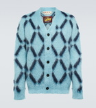 Marni - Intarsia mohair-blend cardigan