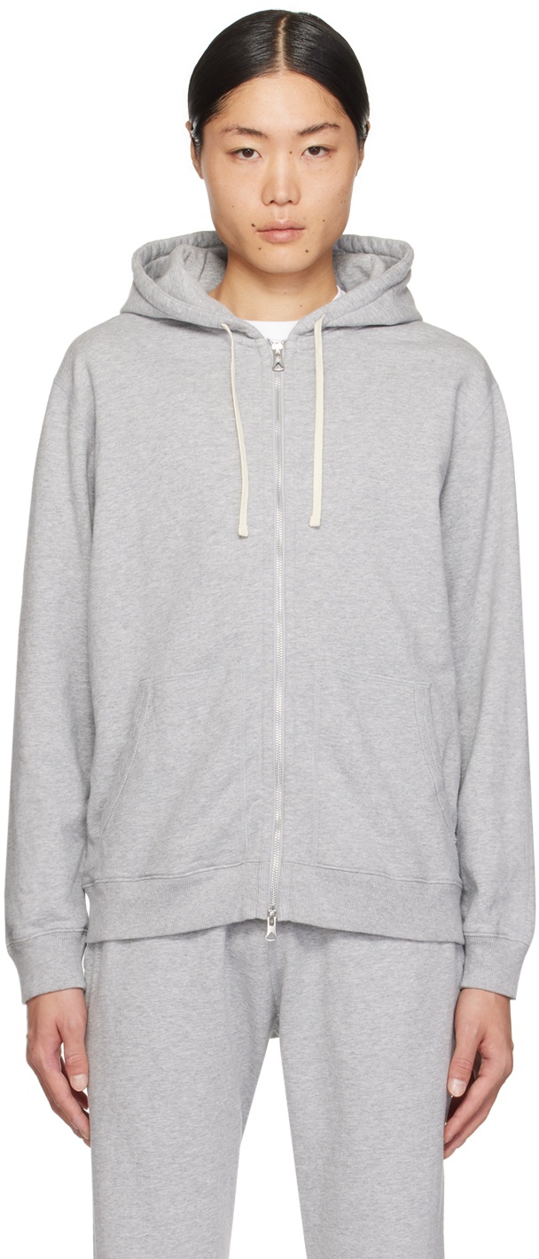 Reigning Champ Gray Midweight Hoodie Reigning Champ