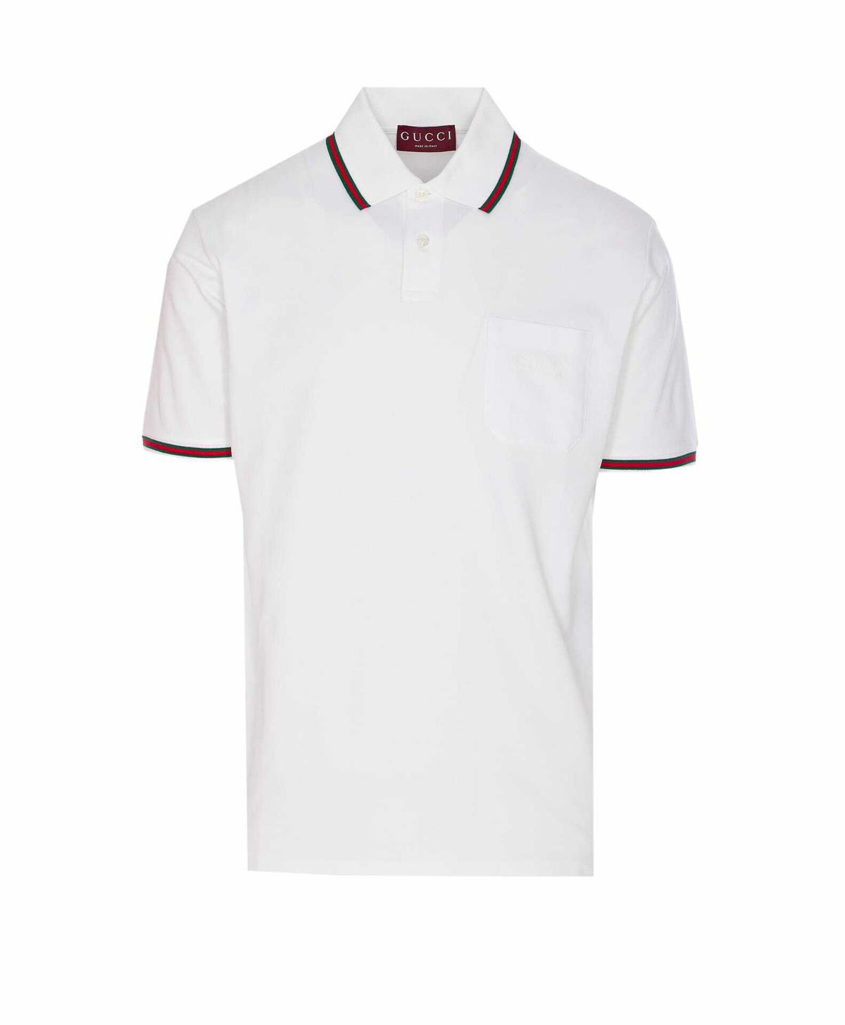 ポロシャツ GUCCI Logo embroidery polo shirt GUCCI Logo-Embroidered Stretch-Cotton Piqué Polo Shirt for