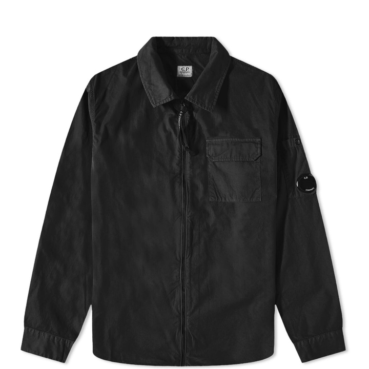 Photo: C.P. Company Undersixteen Women's Arm Lens Gabardine Shirt in Black