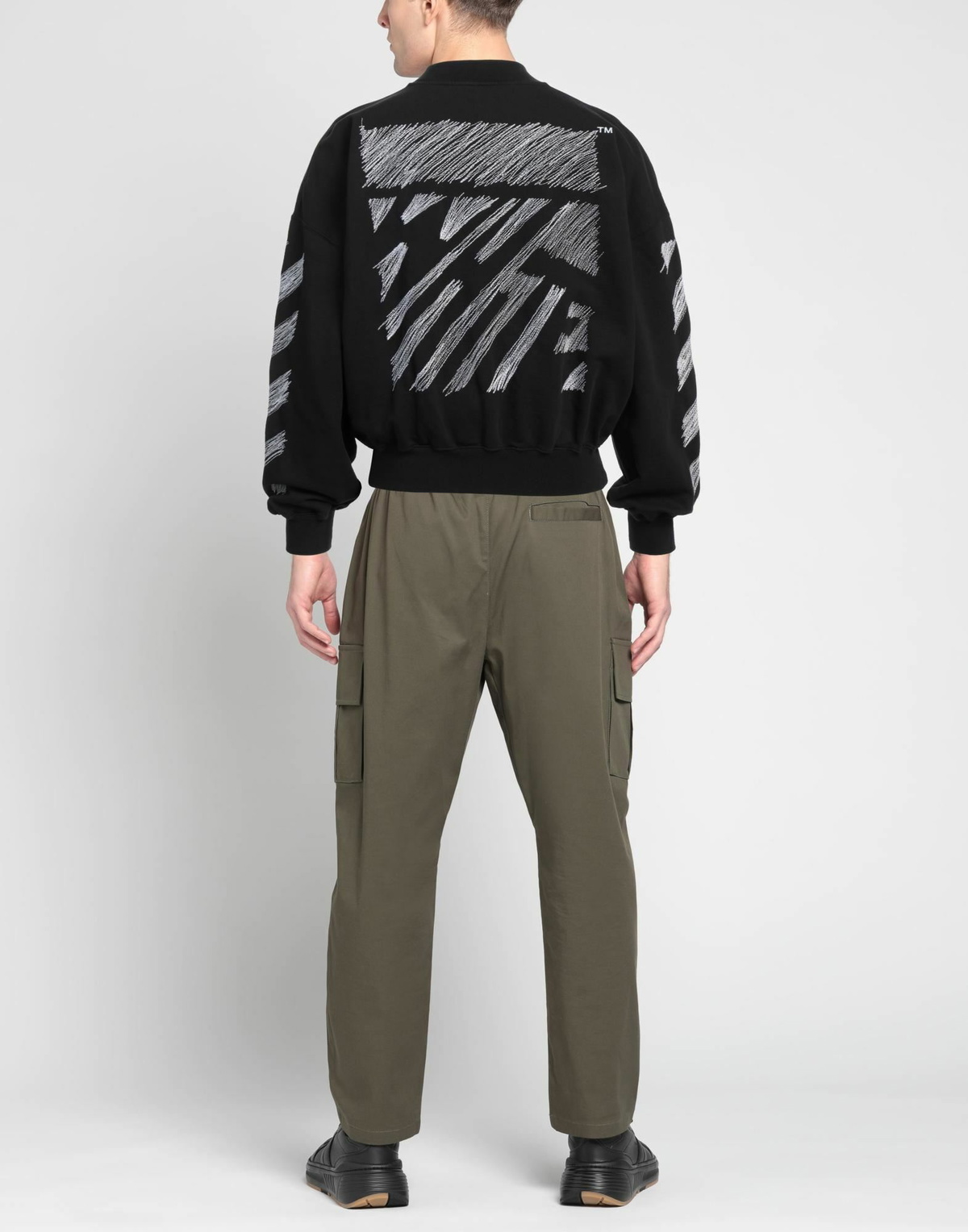 Off-white Mens Sweatshirt in Black