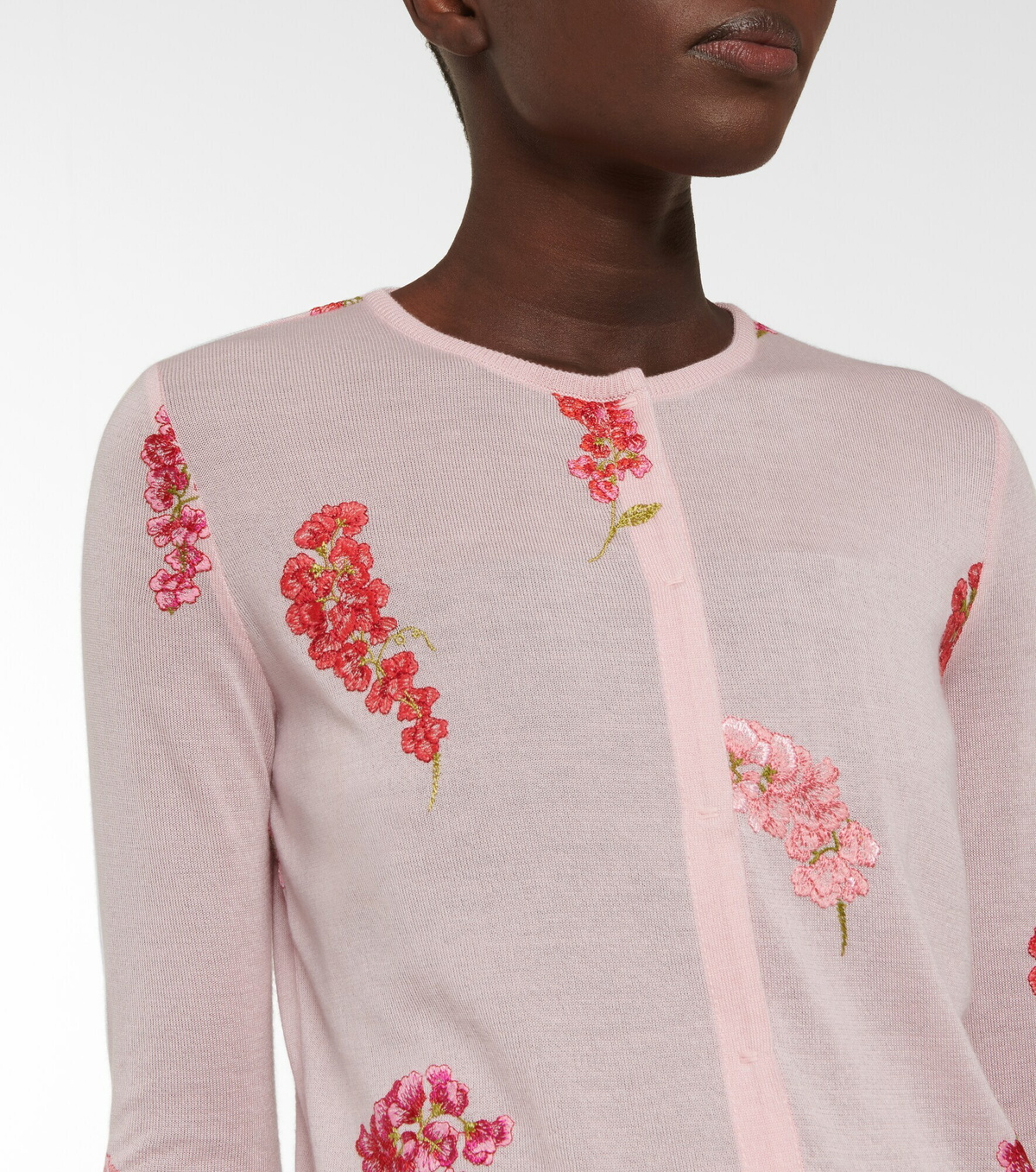 Giambattista Valli - Floral cashmere and silk cardigan