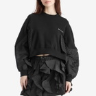TOGA ARCHIVES Women's TOGA Pocket Sweat Pullover in Black