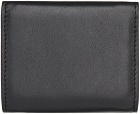 Maison Kitsuné Black Tricolor Fox Ultra Compact Wallet